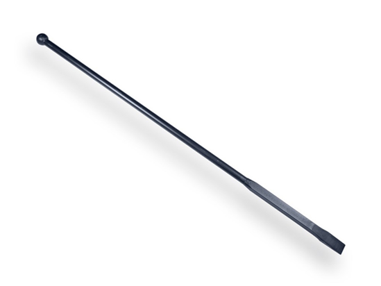 Afbeeldingen van STOOTIJZER 140 CM MET ONDERSTUK 40 CM VIERKANT