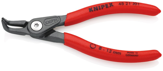 Afbeeldingen van KNIPEX PRECISIE-BORGVEERTANG GEBOGEN BINNENRINGEN IN BORINGEN 8-13MM