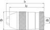 Afbeeldingen van PHANTOM ZELFSPANNENDE BOORHOUDER� TYPE A 1-13MM B16