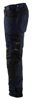 Afbeeldingen van WERKBROEK ZONDER SPIJKERZAKKEN DONKER MARINEBLAUW/ZWART C56 155618608699C56