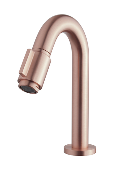 Afbeeldingen van VICTORIA LUXE FONTEINKRAAN GEBORSTELD KOPER 1/2"