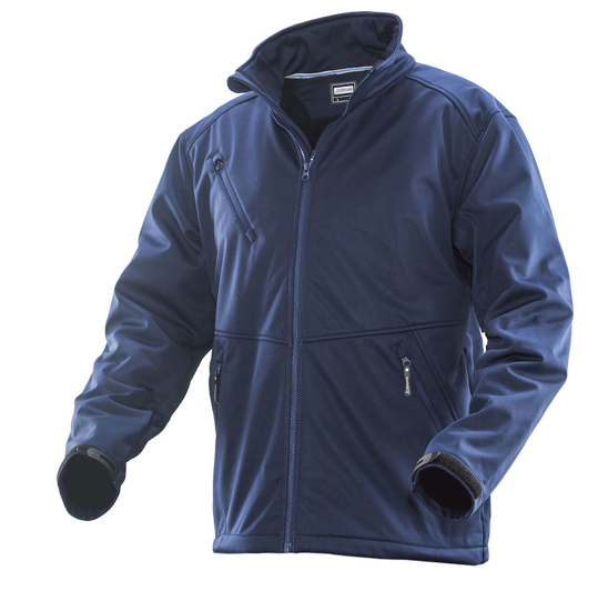 Afbeeldingen van JOBMAN 1208 SOFTSHELL JACKET NAVY M