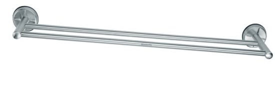 Afbeeldingen van BADHANDDOEKREK DUBBEL 'STAINL.STEEL' MATT STEEL