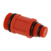 Afbeeldingen van BONFIX UNIVERSELE KUNSTSTOF AFDEKSTOP ROOD 3/8" - 1/2"- 3/4"