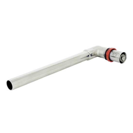 Afbeeldingen van BONFIX ALU-PERS RADIATORBOCHT L=15 CM 16 X 15 MM BUIS 