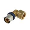 Afbeeldingen van BONFIX ALU-PERS KNIEKOPPELING 3/4" BI X 20 MM