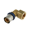 Afbeeldingen van BONFIX ALU-PERS KNIEKOPPELING 3/4" BI X 20 MM
