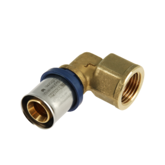Afbeeldingen van BONFIX ALU-PERS KNIEKOPPELING 3/4" BI X 20 MM