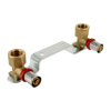 Afbeeldingen van BONFIX ALU-PERS MUURPLAATBEUGEL H=47 MM 1/2" BI X 16 MM