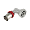 Afbeeldingen van BONFIX ALU-PERS VERTINDE KNIEKOPPELING CONISCH 1/2" BI X 16 MM