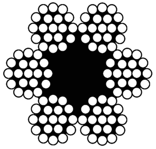 Afbeeldingen van STAALKABEL 6X19+1TWK 04MM BUNDEL 25 MTR. VZ.