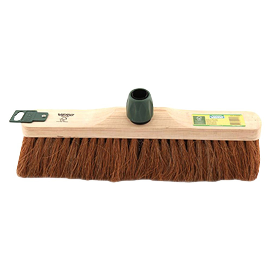 Afbeeldingen van VERO BEZEM BLANK HOUT KUNSTV RD 35CM FSC