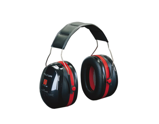 Afbeeldingen van 3M� PELTOR� OPTIME� III GEHOORKAPPEN, 35 DB, ZWART/ROOD, HOOFDBAND, H540A-411-SV