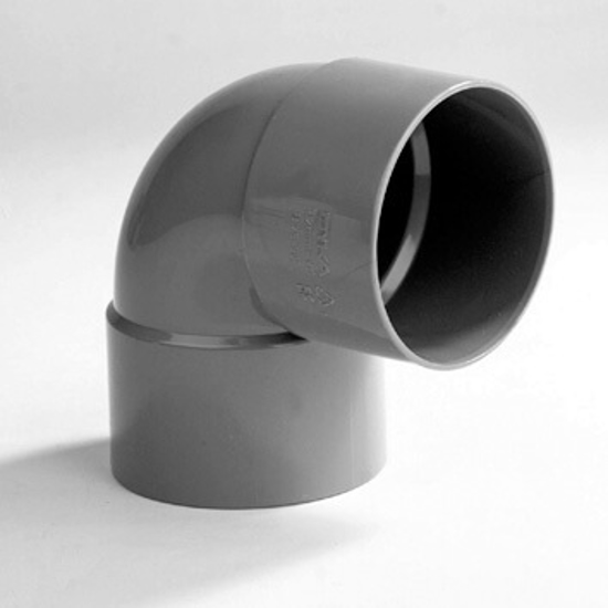Afbeeldingen van DRUK PVC 1.0MPA BOCHT 2XLM 90GRADEN 40MM