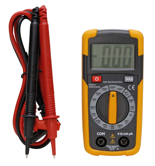 Afbeeldingen van DIGITALE MULTIMETER "MICRO" MET 6 FUNCTIE'S / 16 BEREIKEN, CAT III
