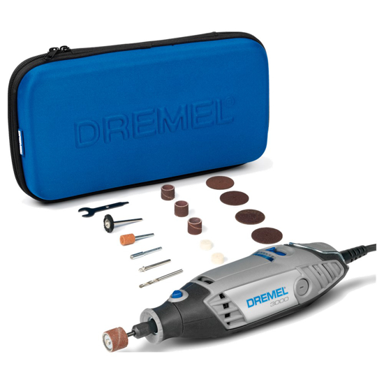 Afbeeldingen van DREMEL MULTITOOL 3000-15 INCL 15 ACCESSOIRES, IN ETUI