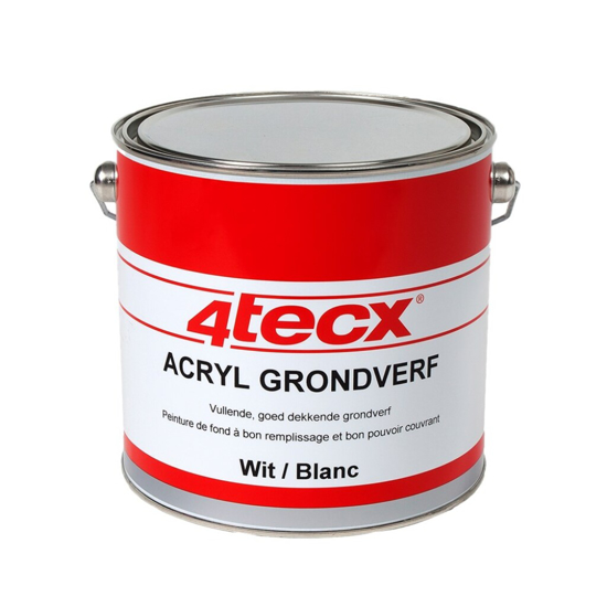 Afbeeldingen van ACRYL GRONDVERF WIT RAL9001 2,5LTR 4T