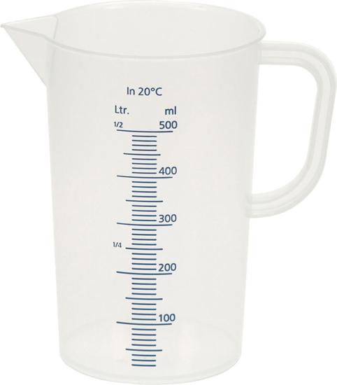 Afbeeldingen van MAATBEKER 0.5 LITER TRANSPARANT