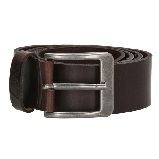 Afbeeldingen van 247 JEANS BUFFALO LEREN RIEM BRUIN 105CM