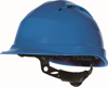 Afbeeldingen van HELM/ GEVENTILEERDE WERFHELM - SLUITSYSTEEM TYPE ROTOR AANPASBAAR BLAUW
