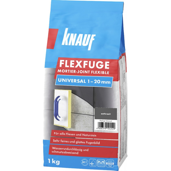 Afbeeldingen van VOEGMORTEL ANTRACIET 1 KG KNAUF