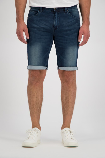 Afbeeldingen van BROEK COLLECTION MEN ELM SHORT JOG MID BLUE, L13-W29