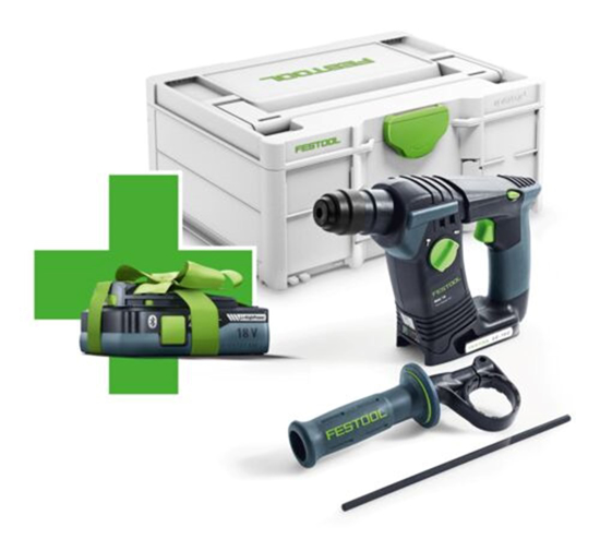 Afbeeldingen van FESTOOL ACCU BOORHAMER BHC 18 BASIC-4,0
