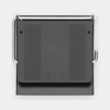 Afbeeldingen van RENEW TOILETROLHOUDER MET KLEP MATT BLACK
