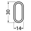 Afbeeldingen van BUIS GARDELUX-1 100CM MAT ZWART (1015)