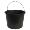 Afbeeldingen van EMMER ZWART GRIPLINE-D 20L  KNOPBEUGEL L-SCALA