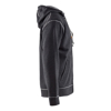 Afbeeldingen van HOODED SWEATSHIRT MET RITS ZWART MELEE S 339811579991S