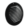 Afbeeldingen van SCHOEPENROOSTER ROND ALUMINIUM ZWART �175MM