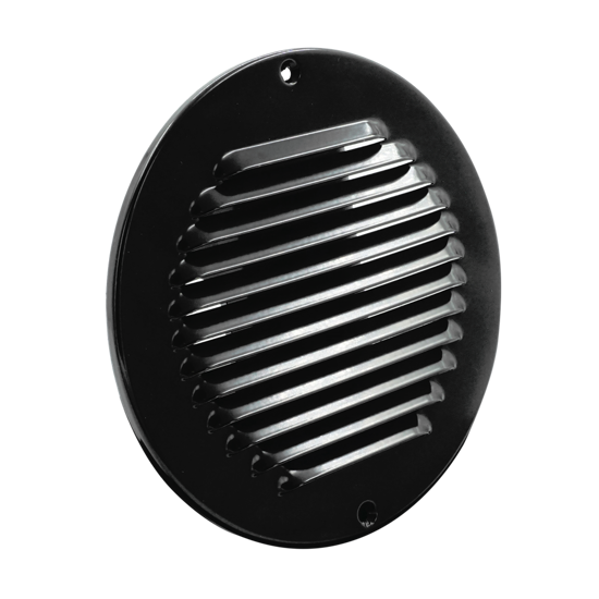 Afbeeldingen van SCHOEPENROOSTER ROND ALUMINIUM ZWART �175MM
