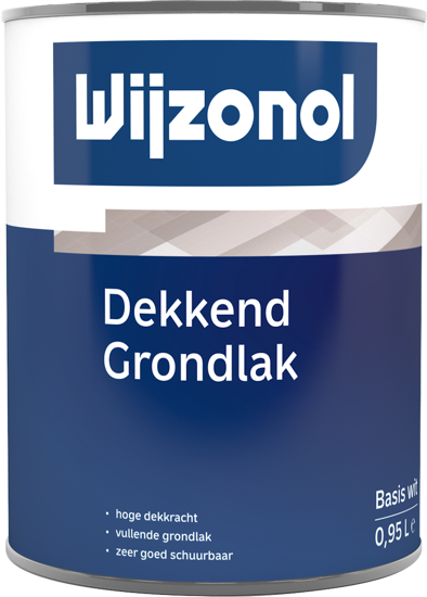 Afbeeldingen van WIJZONOL DEKKEND GRONDLAK VOOR BUITEN BASIS WIT 950ML