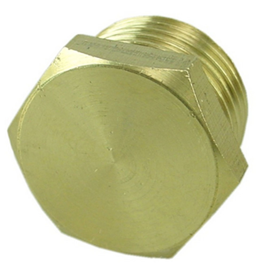 Afbeeldingen van MESSING GASDRAADFITTING PLUG 1/2"BUI