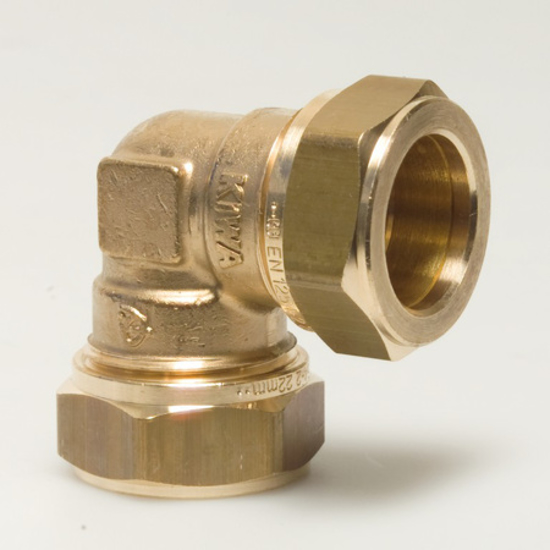 Afbeeldingen van MESSING KNEL KNIEKOPPELING P-801 22 X 22