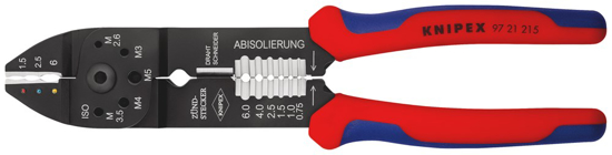 Afbeeldingen van KNIPEX KRIMPTANG 230MM 0,5-6MM2