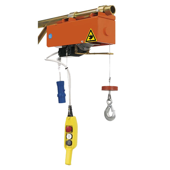Afbeeldingen van DELTA ELEKTRISCHE LIER DM - 230V - 0,1 TON - MET 14 METER HIJSHOOGTE - ENKELE SNELHEID