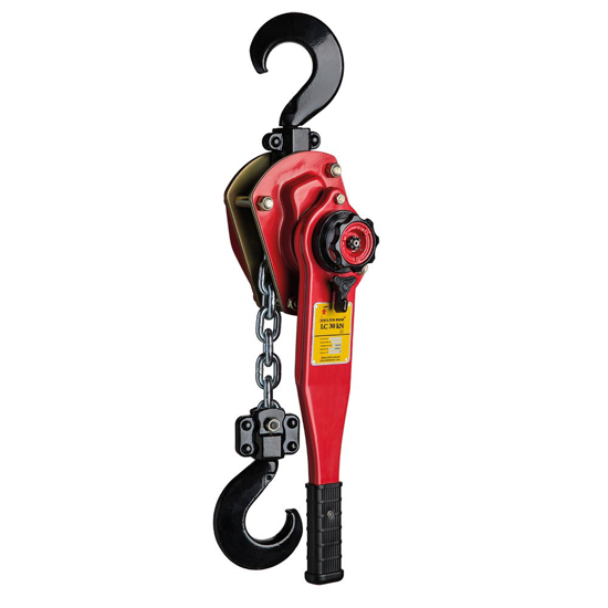 Afbeeldingen van DELTA RED - PREMIUM SJORTAKEL MET SCHEEPSWERF HAKEN - 1,5 TON - MET 1,5 METER HIJSHOOGTE - LC 30 KN