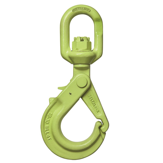 Afbeeldingen van DELTALOCK GRADE 100 - VEILIGHEIDS WARTELHAKEN MET GRIP - ONBELAST WARTELEN - 2,5 TON