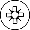 Afbeeldingen van HECO-TOPIX-PLUS 4,5 X 80, PLATVERZONKEN KOP, POZI-DRIVE, VVD, A3K, ...