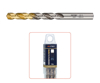 Afbeeldingen van METAALBOOR HSS-G SPIRAALBOOR, DIN 338, TYPE HD-S, TIN-TOP, �4,0