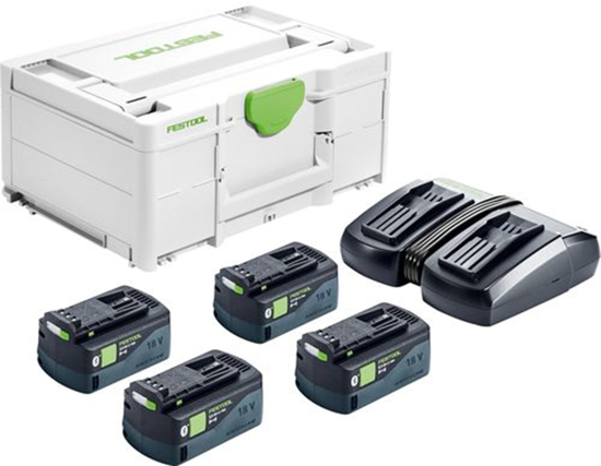 Afbeeldingen van FESTOOL ENERGIE SET SYS 18V 4X5,2/TCL 6 DUO