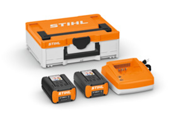 Afbeeldingen van STIHL POWERBOX PREMIUM MET 2X AP 300 S ACCU EN AL 500 LADER ##