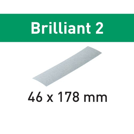 Afbeeldingen van FESTOOL SCHUURBLADEN BRILLIANT2 STF 46X178/0 P120 BR2/10