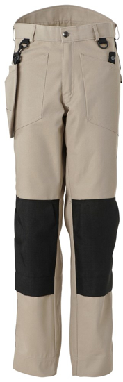 Afbeeldingen van HAVEP WERKBROEK 8488 BEIGE/ZWART MT 52 OP=OP