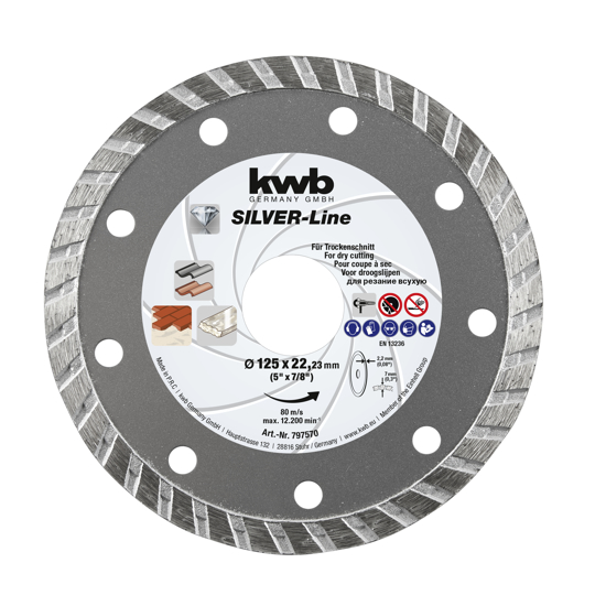 Afbeeldingen van DIAMANTSCHIJF GESLOTEN 125 MM PROMO