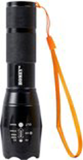 Afbeeldingen van ZAKLAMP,HOMEY'S,BACKBONE,L2,LED:9WIT,3XAAA,ZWART ALUM.