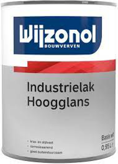Afbeeldingen van WIJZONOL INDUSTRIELAK HOOGGLANS BASIS WIT 475ML