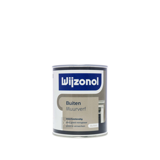 Afbeeldingen van WIJZONOL MUURVERF VOOR BUITEN BASIS TRANSPARANT 900ML